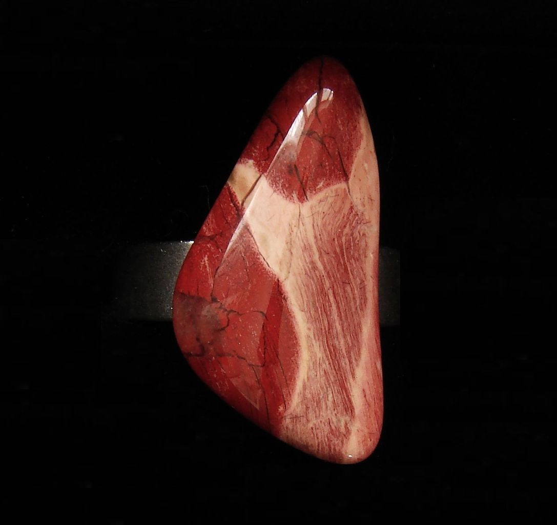 Ocelový prsten jaspis (4)