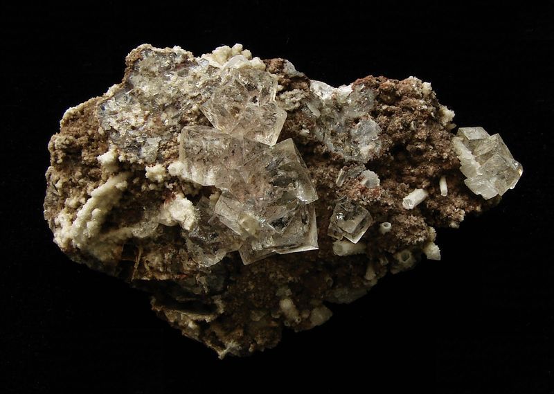 Nerosty fluorit a křemen - Rusko (32)