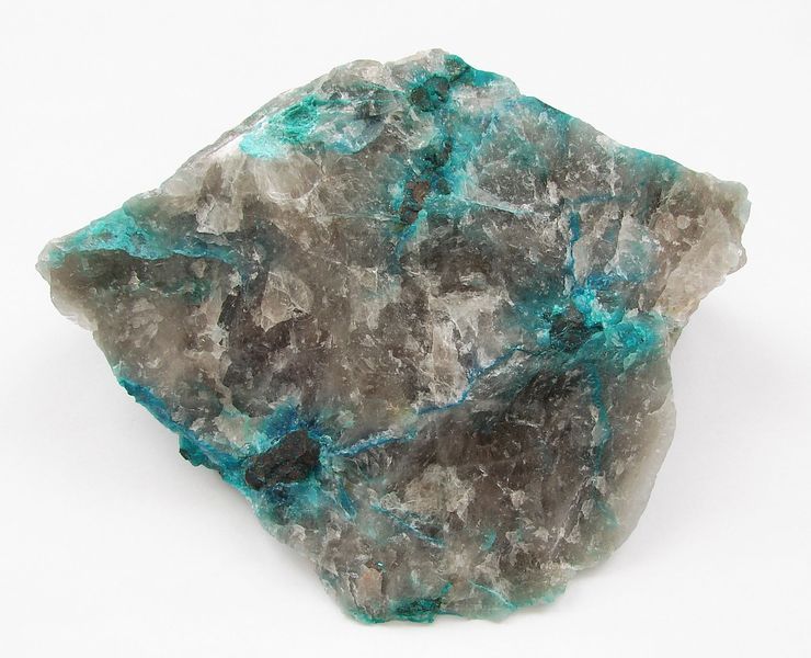 Nerosty shattuckit, dioptas a chryzokol - Namibie (53)